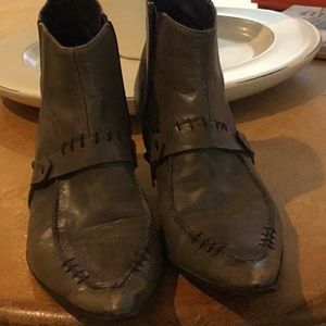 Distressed Ankle Boot